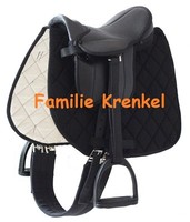 Sattel für Holzpferd   schwarz   12" NEU   Sattelset   Shetty   "My little Pony"