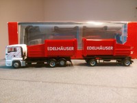 MAN TGA Hängerzug der Spedition Edelhäuser Recycling von Herpa NEU OVP
