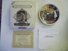 Knowles / Bradford Exchange / Add Two Cups & A Measure Of Love By Rockwell Plate