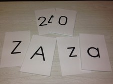 Classrom Flashcard Set - 78 Large Flash Cards - Pre-school - Abc & Numbers