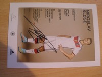 original Miroslav Klose -Autogrammkarte,Fussball,Sport
