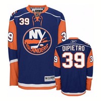 NHL Eishockey Premier Trikot/Jersey NEW YORK NY ISLANDERS Rick DiPietro #39 navy
