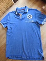 NAPAPIJRI - schönes Polo-Shirt - Gr. XL - Baumwolle - royalblau