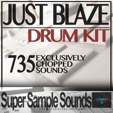 JUST BLAZE Drum Kit vinyl beats mpc60 SP1200 MV8800 MPC 2500 5000 1000 samples