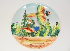 Geo Z. Lefton 8" Quail Figural hand painted Ceramic Bird Plate