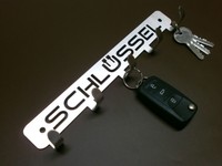 Schlüsselbrett Edelstahl Keyboard Schlüsselboard Hakenleiste Schlüsselhaken V2A