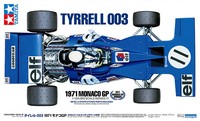 Tyrrell 003 1971 Monaco GP incl. Fotoätzteile  1:12 von Tamiya 12054