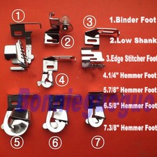 DOMESTIC SEWING PRESSER FOOT SEWING FEET KITS FOR SINGER BROTHER JANOME JUKI ETC