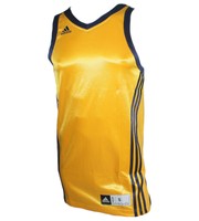 adidas Herren Basketball Trikot Shirt gelb blau XS (164) S XL XXL NEU @81