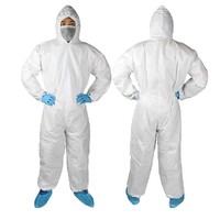 5x Einweg Overall Schutzkleidung Schutzanzug Lackieranzug Maleranzug M-XXL