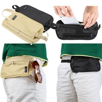 Gürteltasche Bauchtasche Hüfttasche Flach Sicherheit Handy Bag Freizeit Tasche
