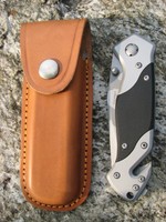 Herbertz Rettungsmesser Taschenmesser Einhandmesser Messer Etui Lederetui 226912