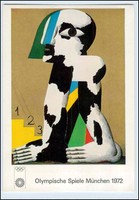 W5N73/ Olympiade München 1972 Künstler AK