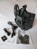 "BAUER T 171 SOUND" Super 8 Projektor mit Zubehör und 180 Meter Leerspule.