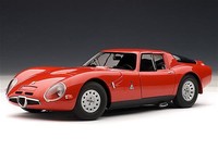 Alfa Romeo Giulia Tz2 1965 Rosso Autoart 1:18 Aa70198 Model Car Diecast