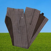Lauria Garrelli Jodhpur Reithose, Jodhpurreithose Ganzbesatz, kariert