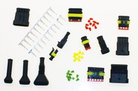 SUPERSEAL Steckverbinder Set 1 - 6 polig Stecker Dichtungen Kontakte wasserdicht