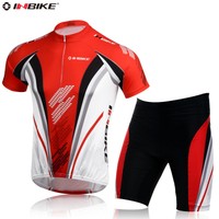 Rot Herren Atmungsaktiv Radfahren Fahrradbekleidung Fahrradtrikot & Fahrradhose