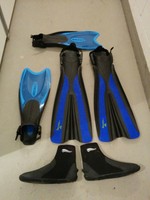 Flossen Cressi Rondine Reactor Taucherschuhe Tauchen 