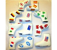 1 x Leder Putter Haube Verschiedene Laender bitte auswaehlen "NEU"