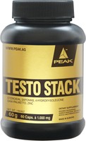 Peak Testo Stack - 60 Kapseln T-Booster Steroidsaponine Tribulus Terrestris