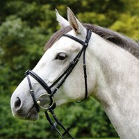 Kieffer Trense Anja Beran, Kieffer Trensenzaum Anja Beran, schwarz, Gr. VB Cob