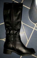 Stiefel  - Größe 40,5 / 41 - schwarz - wenig getragen - Langschaft