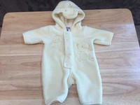 Newborn Warm Thick Coverall Suit Coat Yellow Duck 