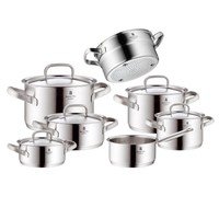 WMF Gourmet Plus Topfset 7 tlg.NEU,OVP 1.Wahl Induktion matt Hohlgriffe