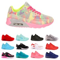 Neu Herren Damen Sneaker Sportschuhe Blumen Print Turn Lauf Low 773 Schuhe 36-45