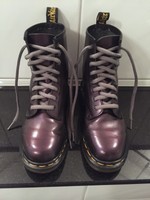 Dr Doc Martens 8-Loch Gr.36 UK3 Purpur Metallic - Made in England - TOP !!