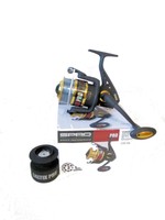  Spro SALTIX 450 Pro Pilk Brandungsrolle 5,2:1 neu mit 0,35 mm Balzer bespult