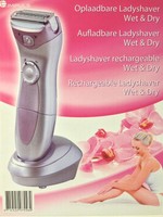 Aufladbar Aufladbarer Ladyshaver Damenrasierer Rasierer Wet Dry Nass und Trocken