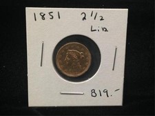 1851 $2.50 Liberty Gold Coin Lot 769