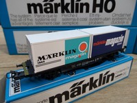  MÄRKLIN Nr.84670 CONTAINERWAGEN "MÄRKLIN MAGAZIN 1990"    (Ta691)    