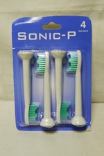 Sonic-P GK-9000 Philips Sonicare Compatible Toothbrush Heads 4 pack
