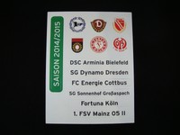 Update-Set 3.Liga Magnettabelle 14/15 Tabelle DFL 2014/2015 3.Liga