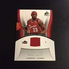 2006-07 SP Game Used Lebron James Card #116 GU JSY JERSEY Card