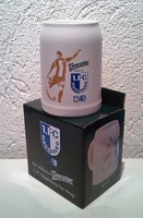 1.FC Magdeburg FCM Fußball Fan - Krug aus Ton von Wernesgrüner - 0,3 Liter 