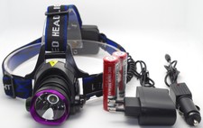 NEW 2000 Lm CREE XM-L XML T6 LED Headlamp Headlight Head Torch 2X18650 +Charger