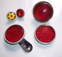 Konvolut alte Fahrrad Reflektor Rücklicht Katzenauge Oldtimer ! (nr23