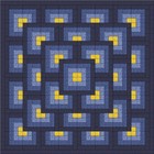 Easy Quilt Kit/Lots of Boxes/Pre-cut Fabrics Ready To Sew/French Cntry/EXPD****