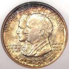 1921 Alabama Half Dollar 50C - Ngc Ms66 - Rare in Ms66 - $2,750 Value