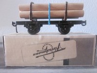 Fleischmann Spur 0 Holztransportwagen TOP + OVP