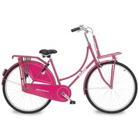 Hollandrad Zonix Omafietsen, 28 Zoll, Rh 57 cm, mit Gepäckträger Pink 2810208