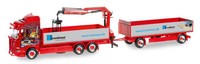 Herpa 305280 Scania R Baustoff-Hängerzug "Sackmann"