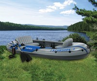 Intex Schlauchboot  EXCURSION 4 Set  68324  Grau/Blau