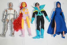 The New Teen Titans 8 Inch Action Figures; Set Of 4 ;Loose In Polybag New