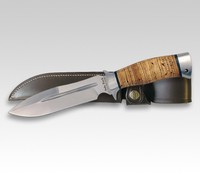 Linder Bark Jagdmesser Outdoormesser Birkenholzgriff Fahrtenmesser Messer 441715