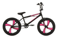 20" BMX BIKE FREESTYLE KINDER FAHRRAD RAD COBALT SCHWARZ-PINK KS CYCLING 607B